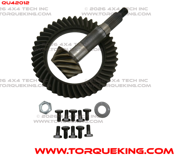 QU42012 D44 4.09 Ratio Reverse Spiral Ring and Pinion Set