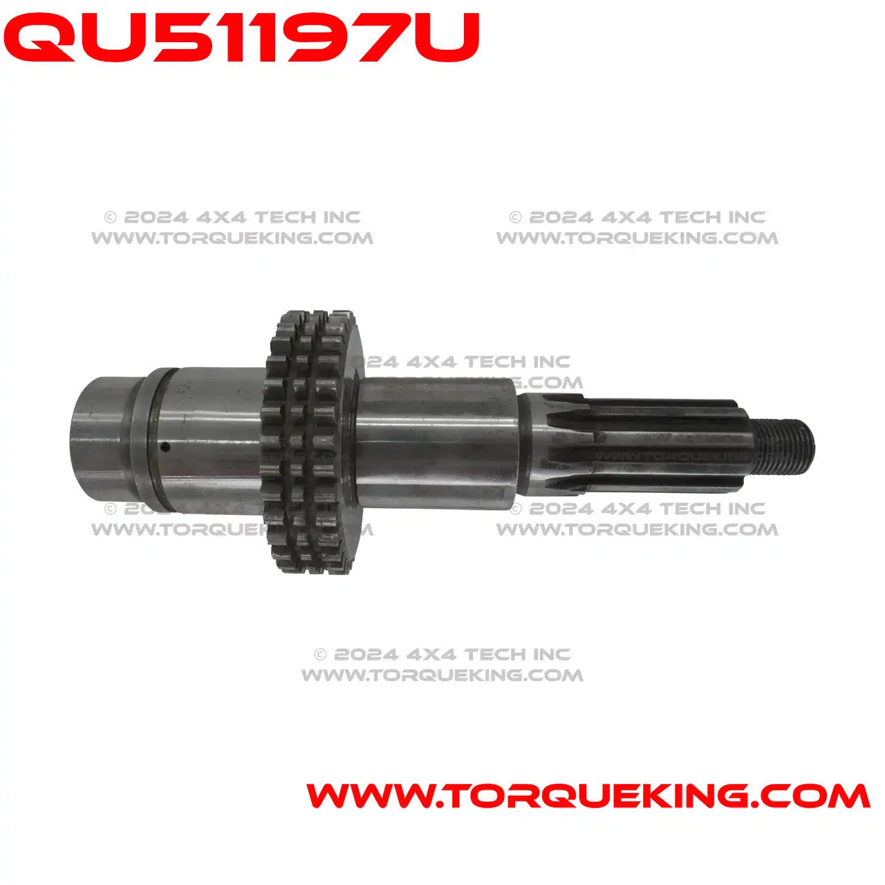 QU51197U Used Early GM 10 Spline NP205 Front Output Shaft Torque King 4x4