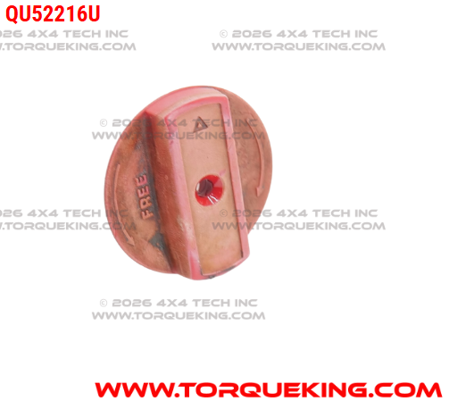 QU52216U Used Warn M256 1st Design Ford Red Hub Dial Torque King 4x4