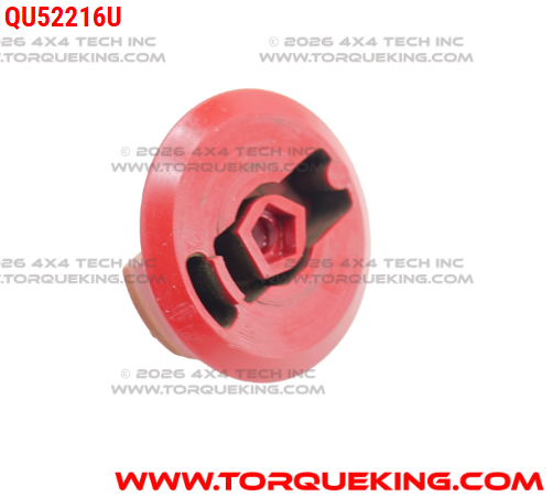 QU52216U Used Warn M256 1st Design Ford Red Hub Dial Torque King 4x4