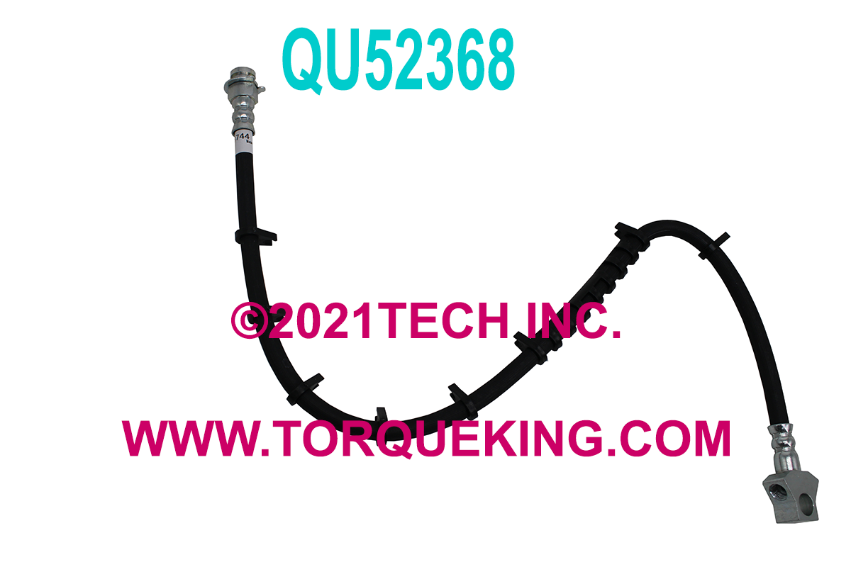 QU52368 Rear Brake Hose for 1989-1993 Dodge Trucks and Ramcharger Torque King 4x4