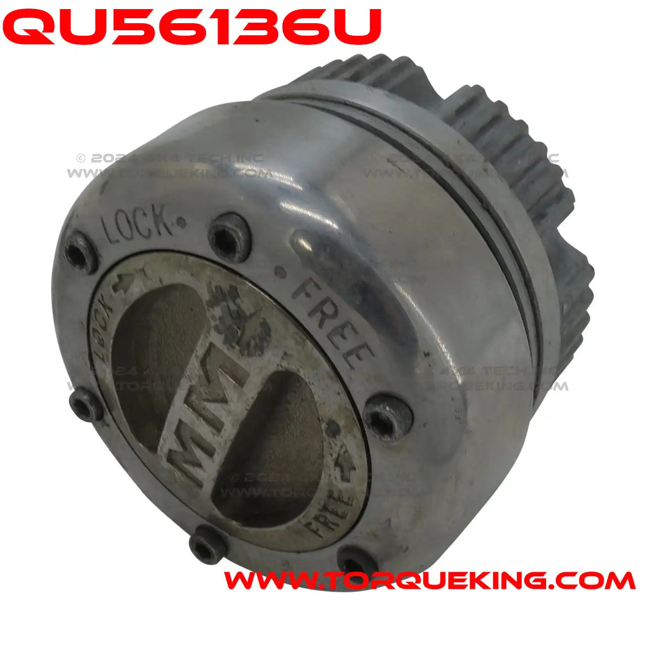 QU56136U Used 1/2 Ton Dualmatic Spline Mount Hub Set Torque King 4x4