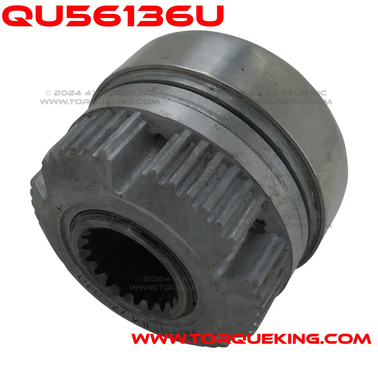 QU56136U Used 1/2 Ton Dualmatic Spline Mount Hub Set Torque King 4x4