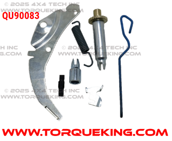 QU80093 Left Rear Brake Shoe Shelf Adjuster Repair Kit Torque King 4x4