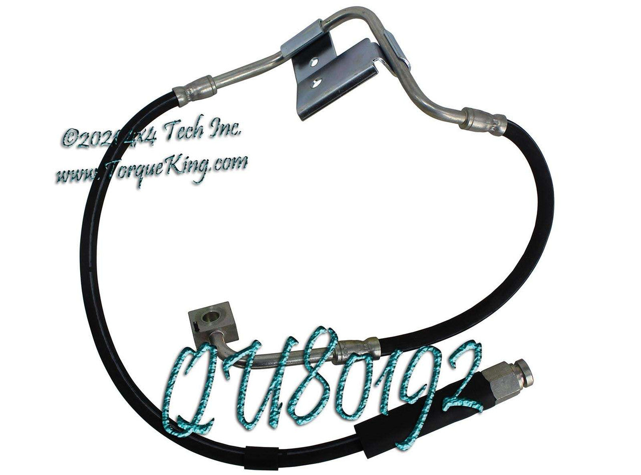 QU80192 Left Front Brake Hose for 00-01 Ram 2500/3500 with Rear ABS Torque King 4x4