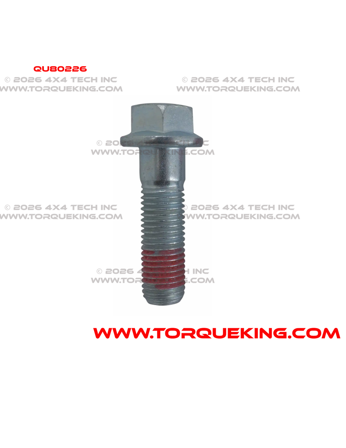 QU80226 Front Disc Brake Caliper Bolt for 05-20 F-250 & F-350 4x4 Torque King 4x4