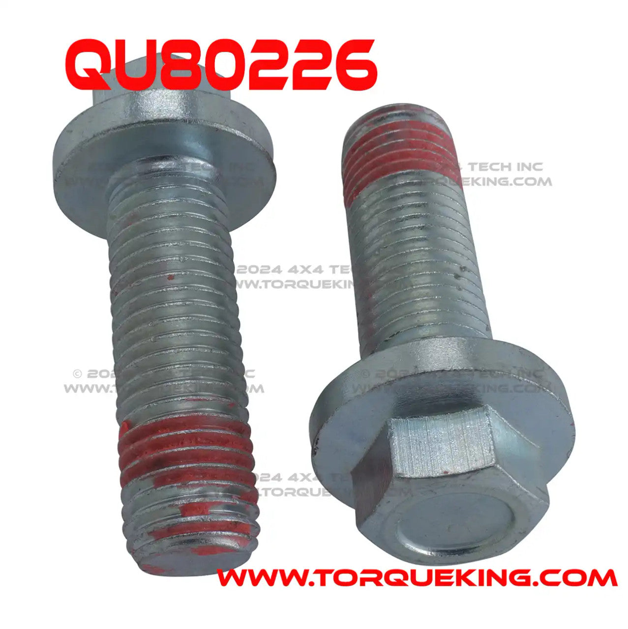 QU80226 Front Disc Brake Caliper Bolt for 05-20 F-250 & F-350 4x4 Torque King 4x4