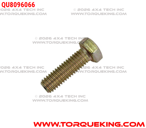 QU8096066 3/8-16 x 1 1/4 UNC Grade 8 Coarse Thread Hex Head Bolt Torque King 4x4