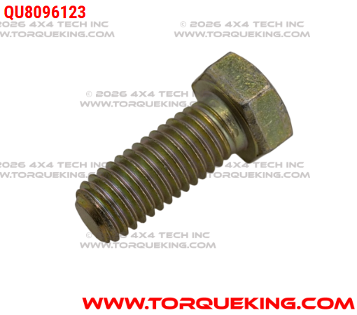 QU8096123 1/2-13 x 1 1/4 UNC Grade 8 Coarse Thread Hex Head Bolt Torque King 4x4