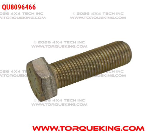 QU8096466 3/8-24 x 1 1/4 UNF Grade 8 Fine Thread Hex Head Bolt Torque King 4x4