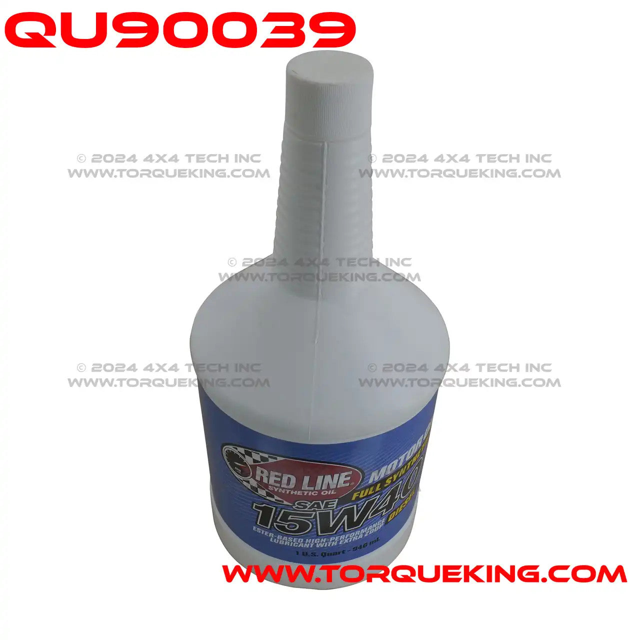 QU90039 SAE 15W40 Oil Red Line 21404 Torque King 4x4