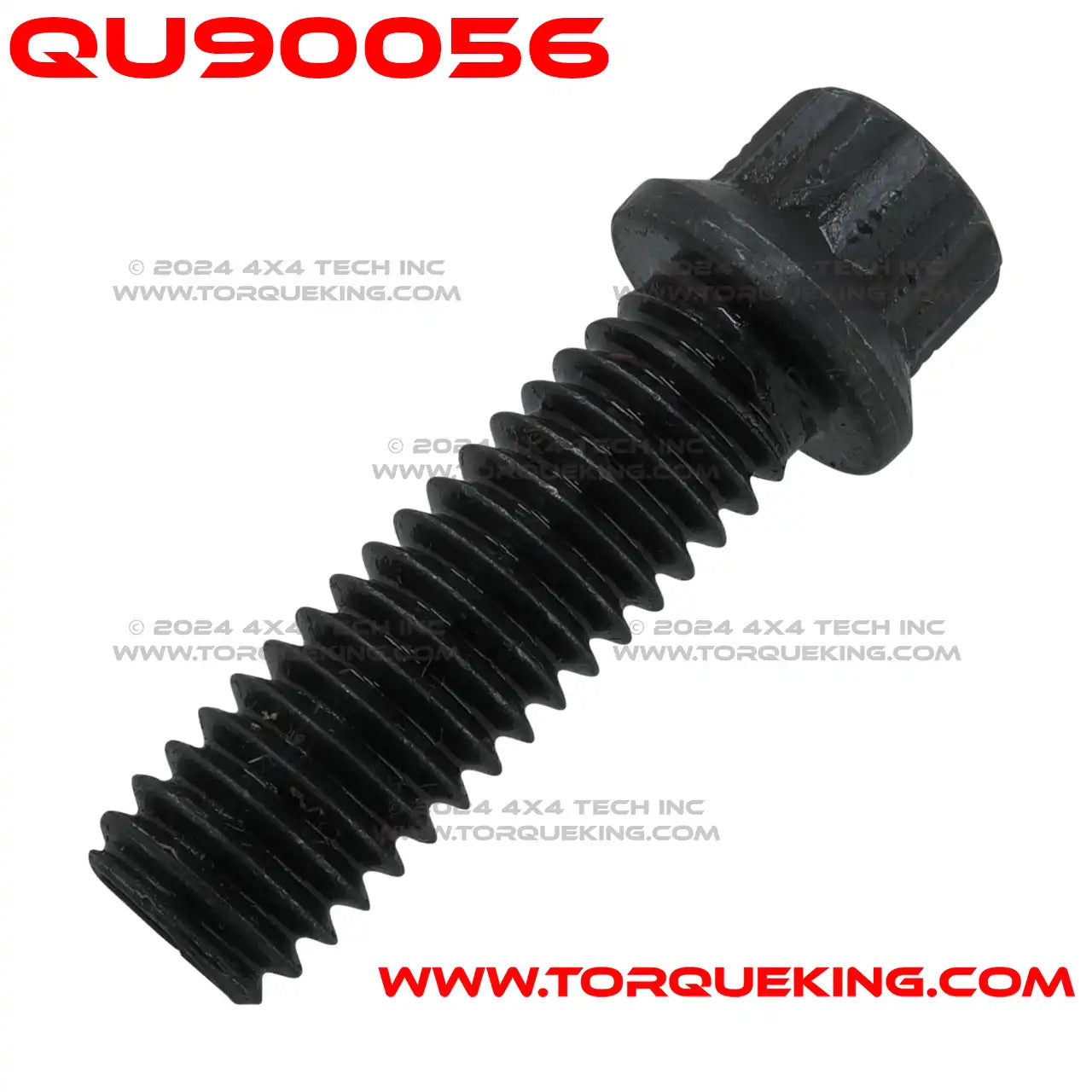 QU90056 12 point 5/16" x 1" Coarse Thread Hardened Bolt