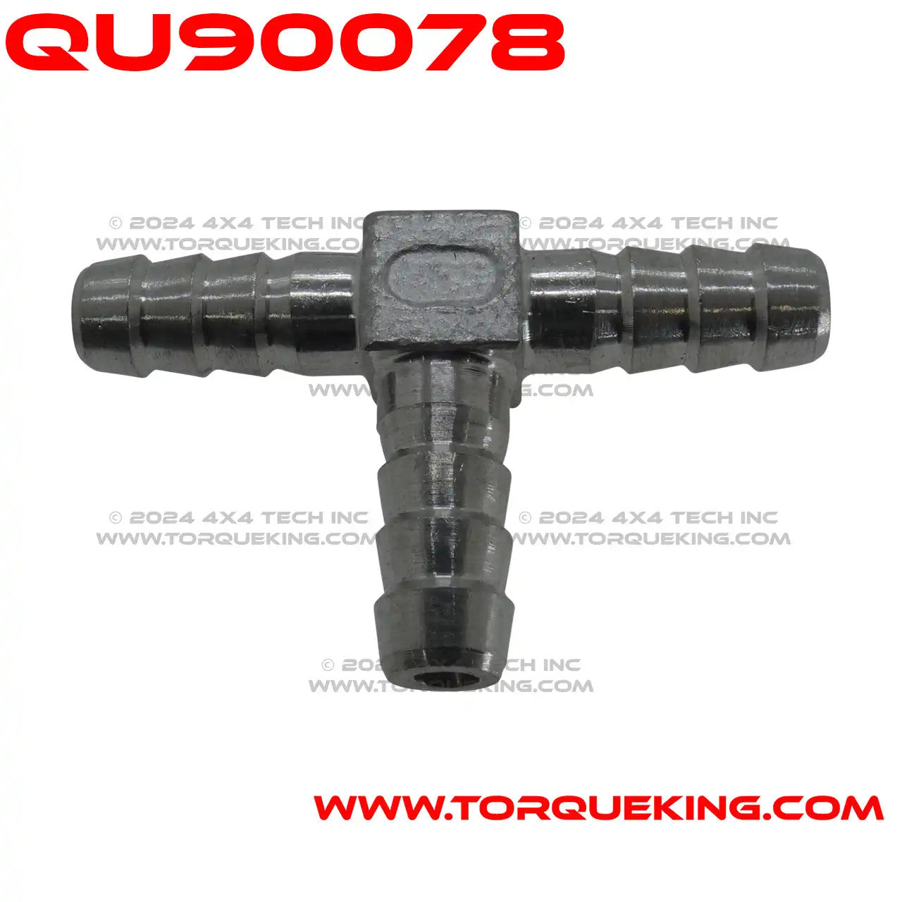 QU90078 Stainless 5/16" Tee Fitting
