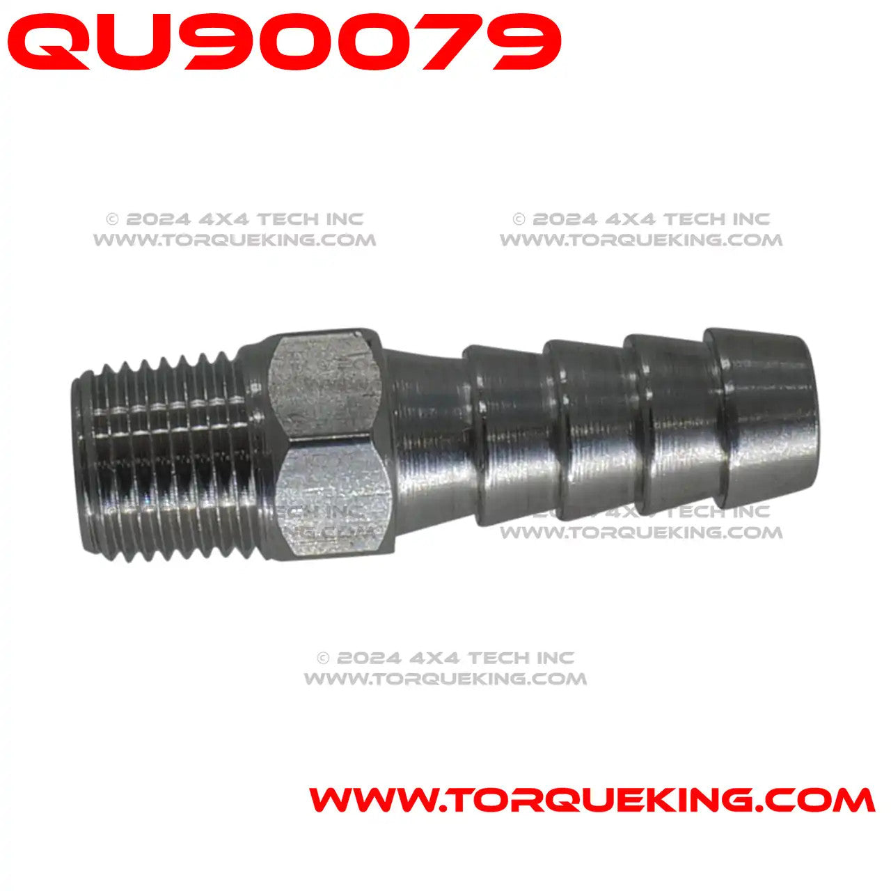 QU90079 5/16" Barbed 1/4" NPT Fitting - Straight