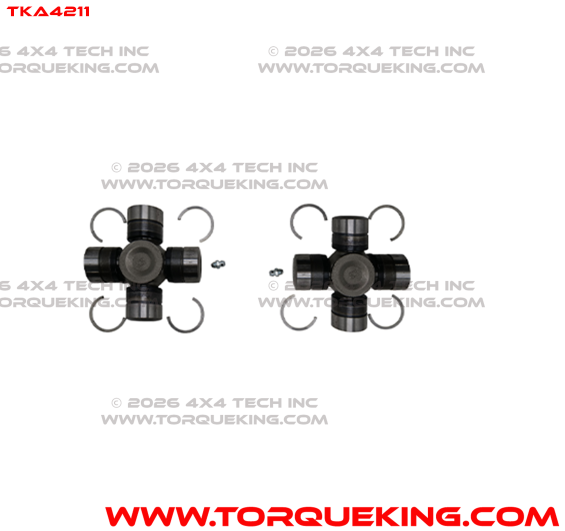 TKA4211 03-09 Dodge Dynatrac Greasable U Joint Set