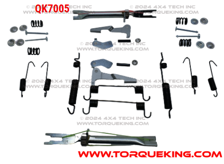 QK7005 Roxor Rear Brake Hardware Kit Torque King 4x4