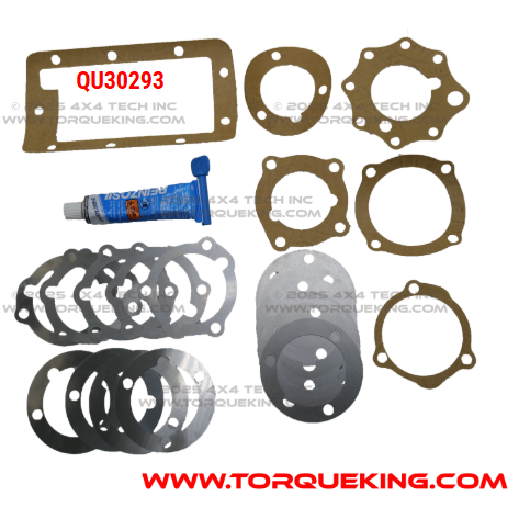 QU30293 T221 Transfer Case Shim & Gasket Kit for 1960-1969 GM 4x4 Torque King 4x4