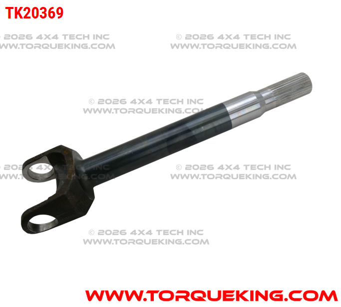 TK20369 Left Inner Axle Shaft for 1999-2005 Ford Dana 50 Front Axle Torque King 4x4