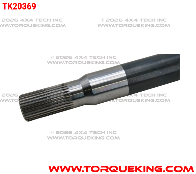 TK20369 Left Inner Axle Shaft for 1999-2005 Ford Dana 50 Front Axle Torque King 4x4