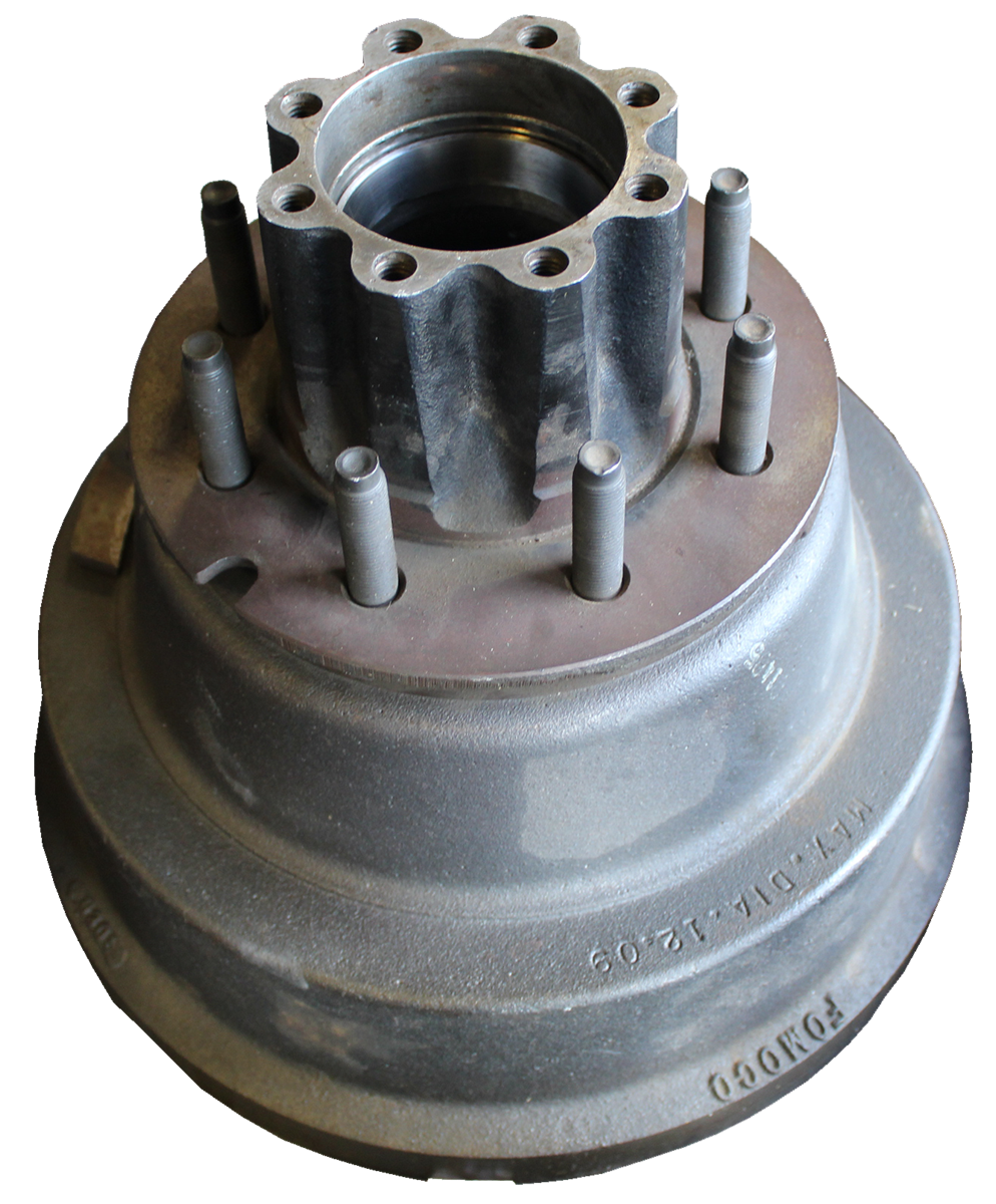 TK21002 New Right Side 79-83 F350 DRW Right Rear Hub & 12" Drum Assembly Torque King 4x4