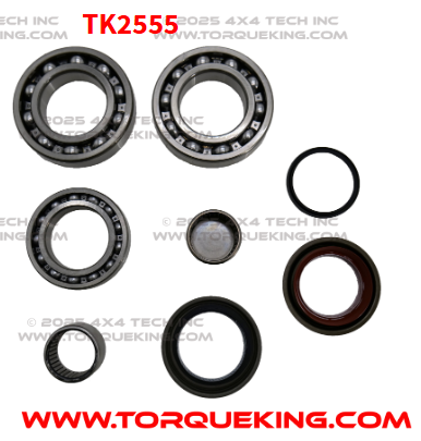 TK2555 Basic Bearing & Seal Kit for 2011-2016 NV273F w/Fixed Yoke Rear Output Torque King 4x4