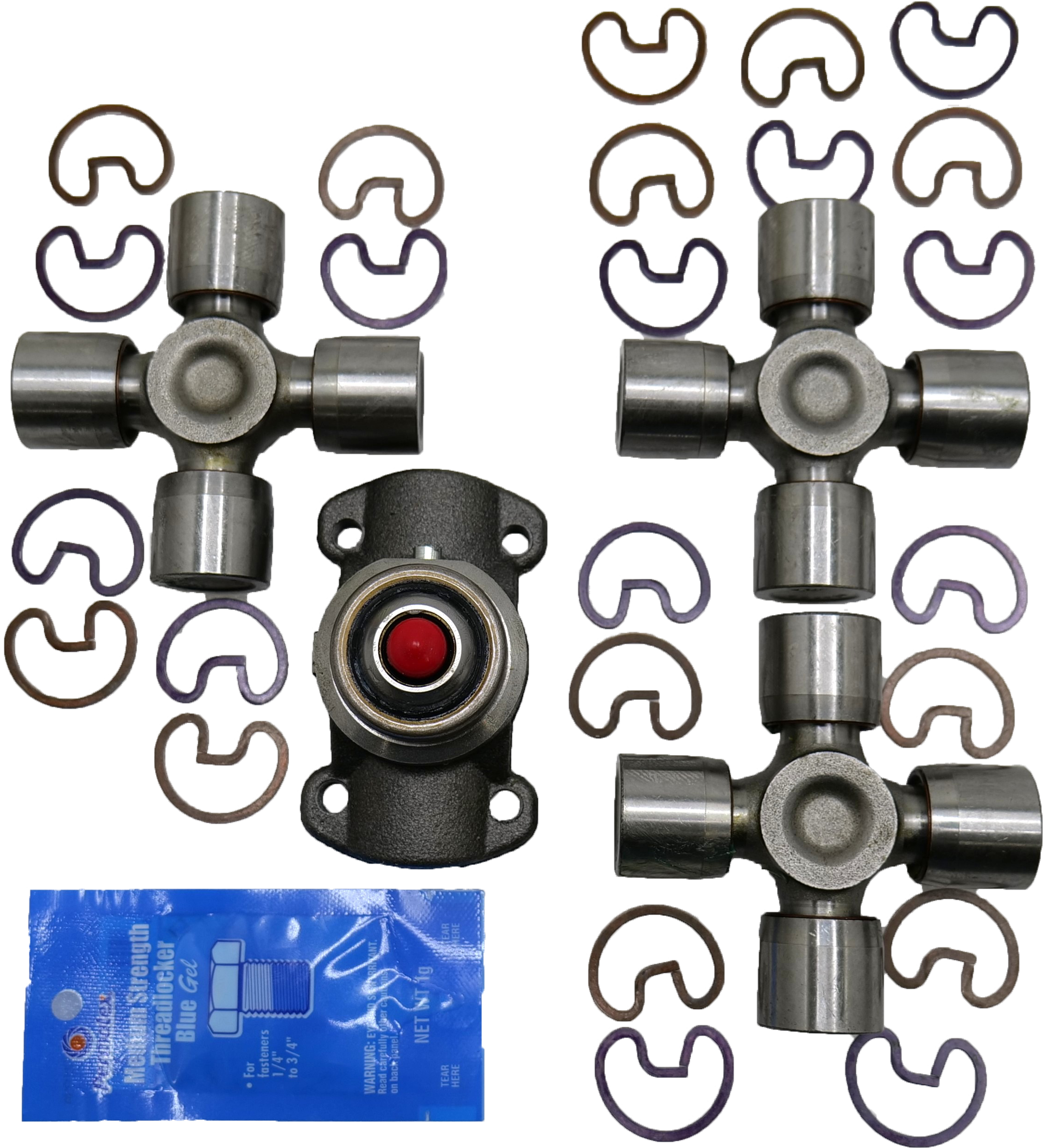 TK3061 Premium 1310 Series CV Joint Rebuild Kit with Greaseable Centering Yoke Torque King 4x4