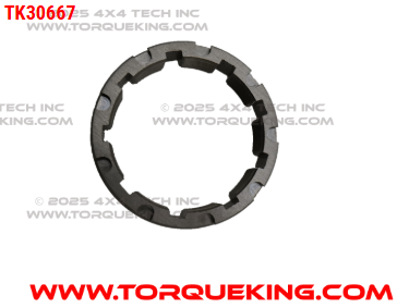 TK30667 SRW Rear Axle Spindle Nut for 2022-2023 GM 2500, 3500 Trucks Torque King 4x4