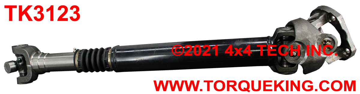 TK3123 1350CVx1350 Upgrade Gold Series Front CV Driveshaft for 00-02 Ram Torque King 4x4