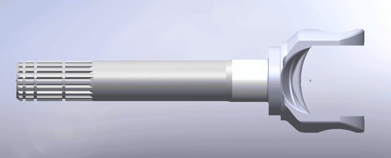 TK42104 Chromoly 19 Spline Outer Axle Shaft for GM Dana 44 & 10 Bolt Front Axles Torque King 4x4