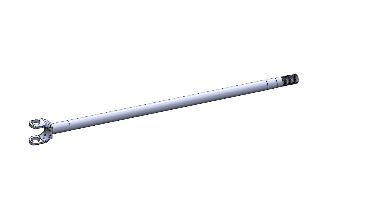 TK42105 Chromoly Left Inner Axle Shaft for 1970-1981 GM Dana 44 Front Torque King 4x4