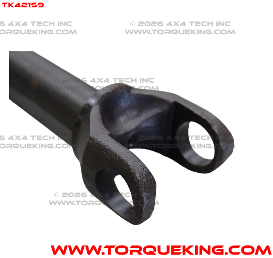 TK42159 Chromoly 30 Spline Left Inner Axle Shaft for 1989.5-1991 GM 8.5" 10 Bolt Front Axle