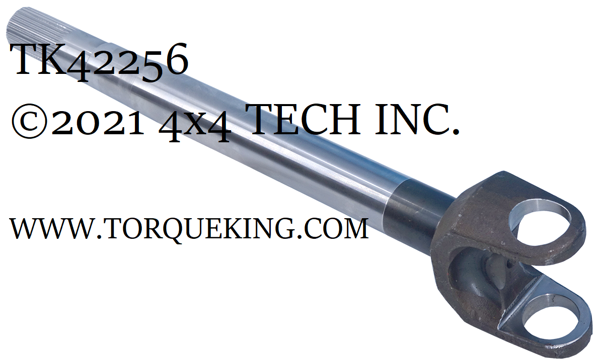 TK42256 Chromoly Left Inner Axle Shaft for 2000-2002 Dodge Ram 2500, 3500 Torque King 4x4