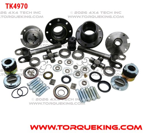 TK4970 Master Free-Spin Kit with Dynaloc Hublocks for 99-02.5 F250/350, Exc Torque King 4x4
