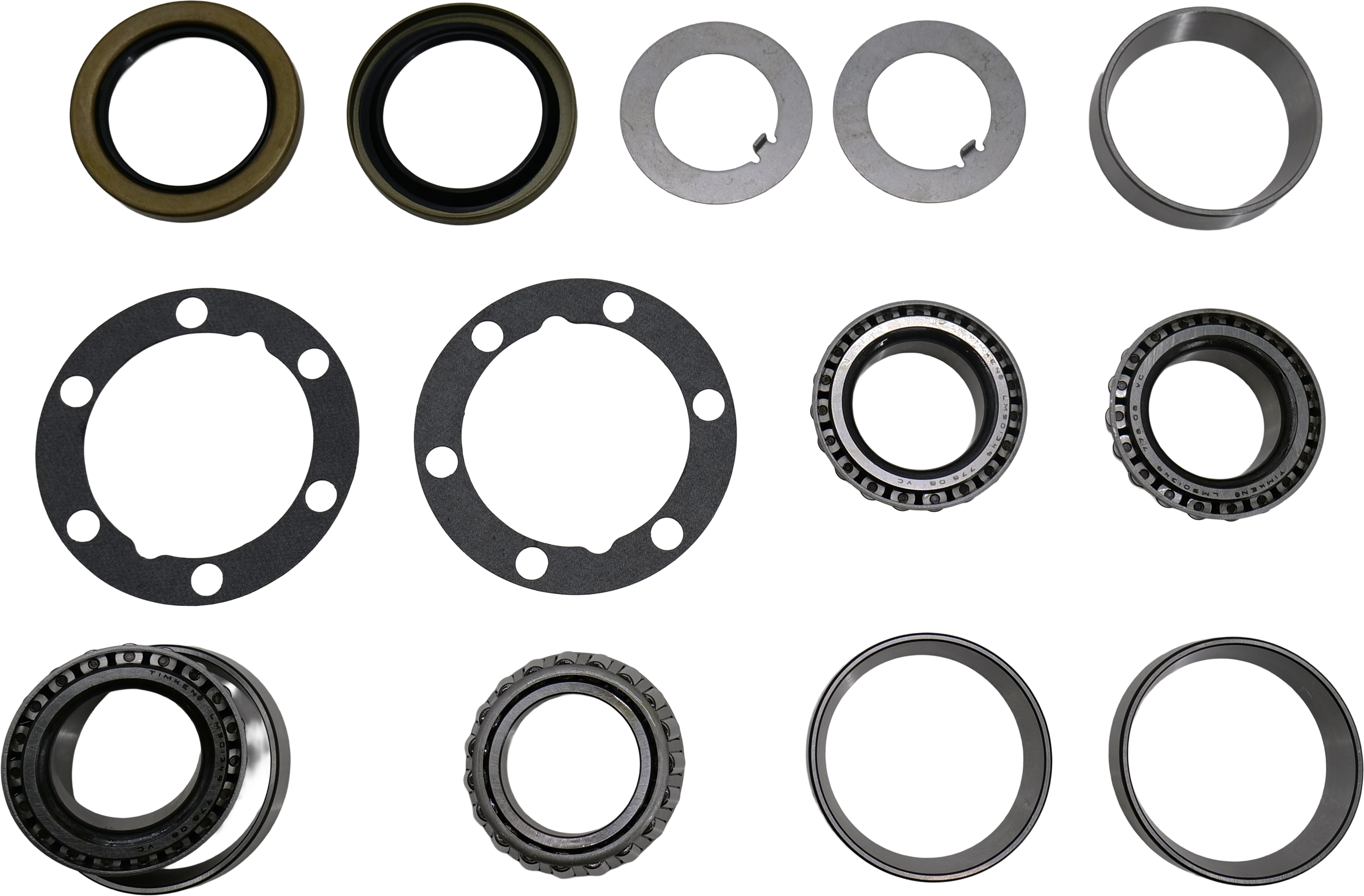 TK4989 Front Wheel Bearing, Seal, and Gasket Kit for 1962-1973 Jeep Torque King 4x4