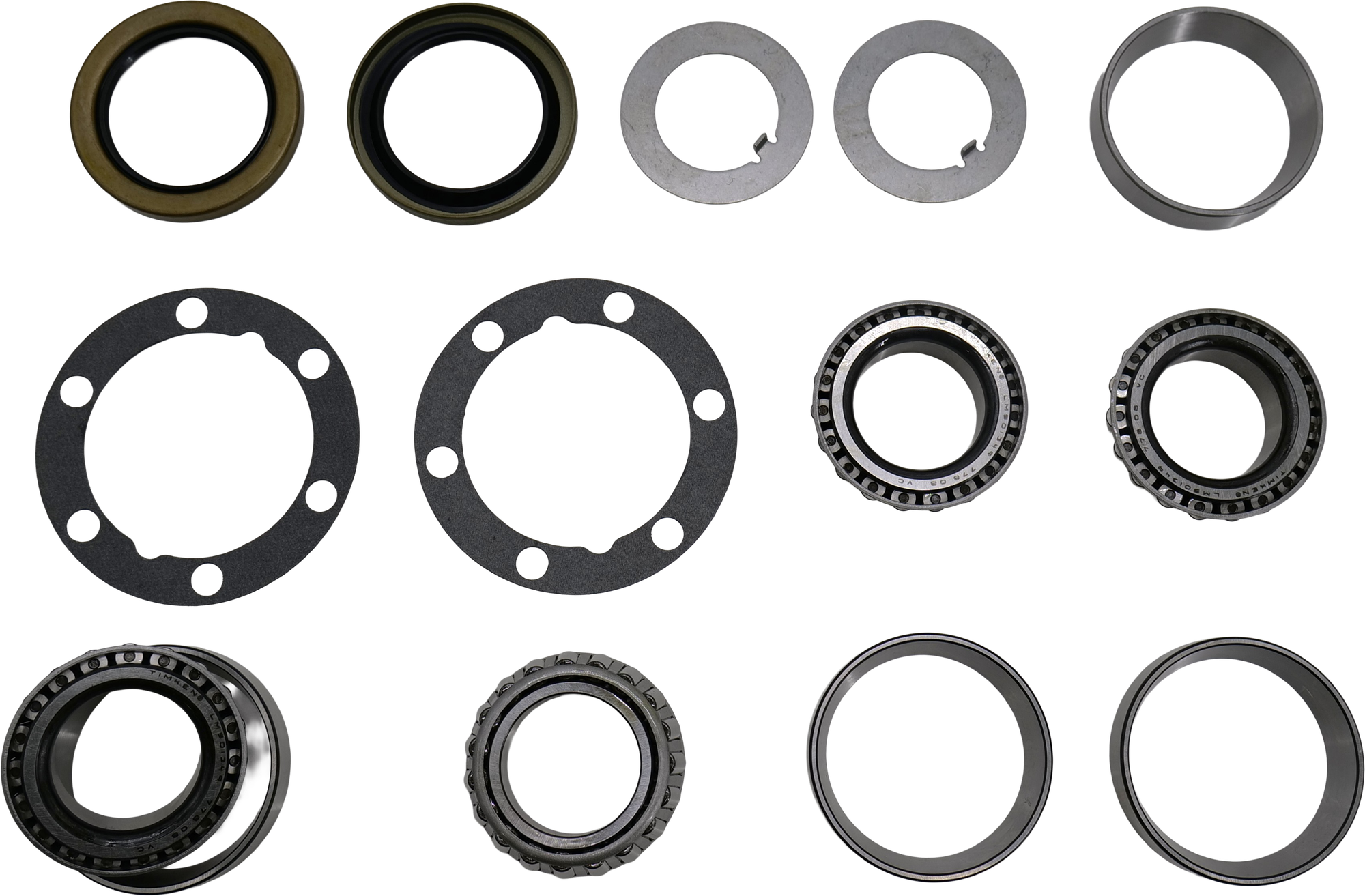TK4989 Front Wheel Bearing, Seal, and Gasket Kit for 1962-1973 Jeep Torque King 4x4