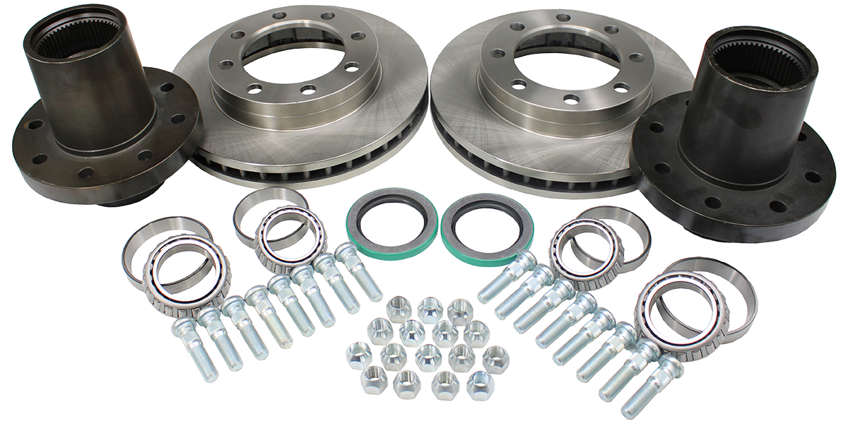 TK4999 DRW to SRW Front Hub Conversion Kit for 1977-1991 GM 1 ton 4x4 Torque King 4x4