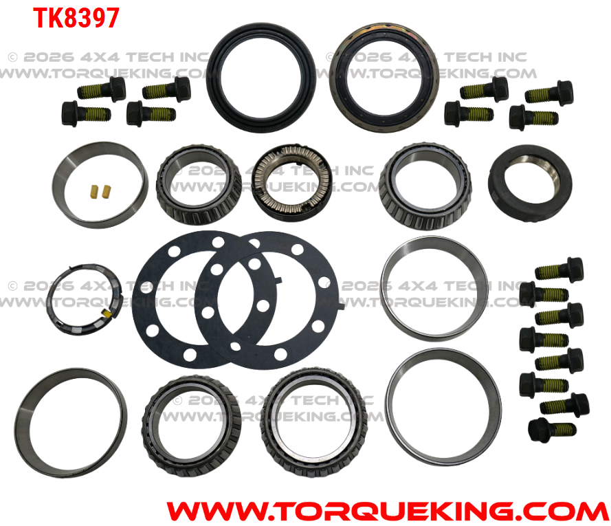 TK8397 DRW Master Rear Wheel Bearing Parts Kit for 2020-UP GM 3500HD Torque King 4x4