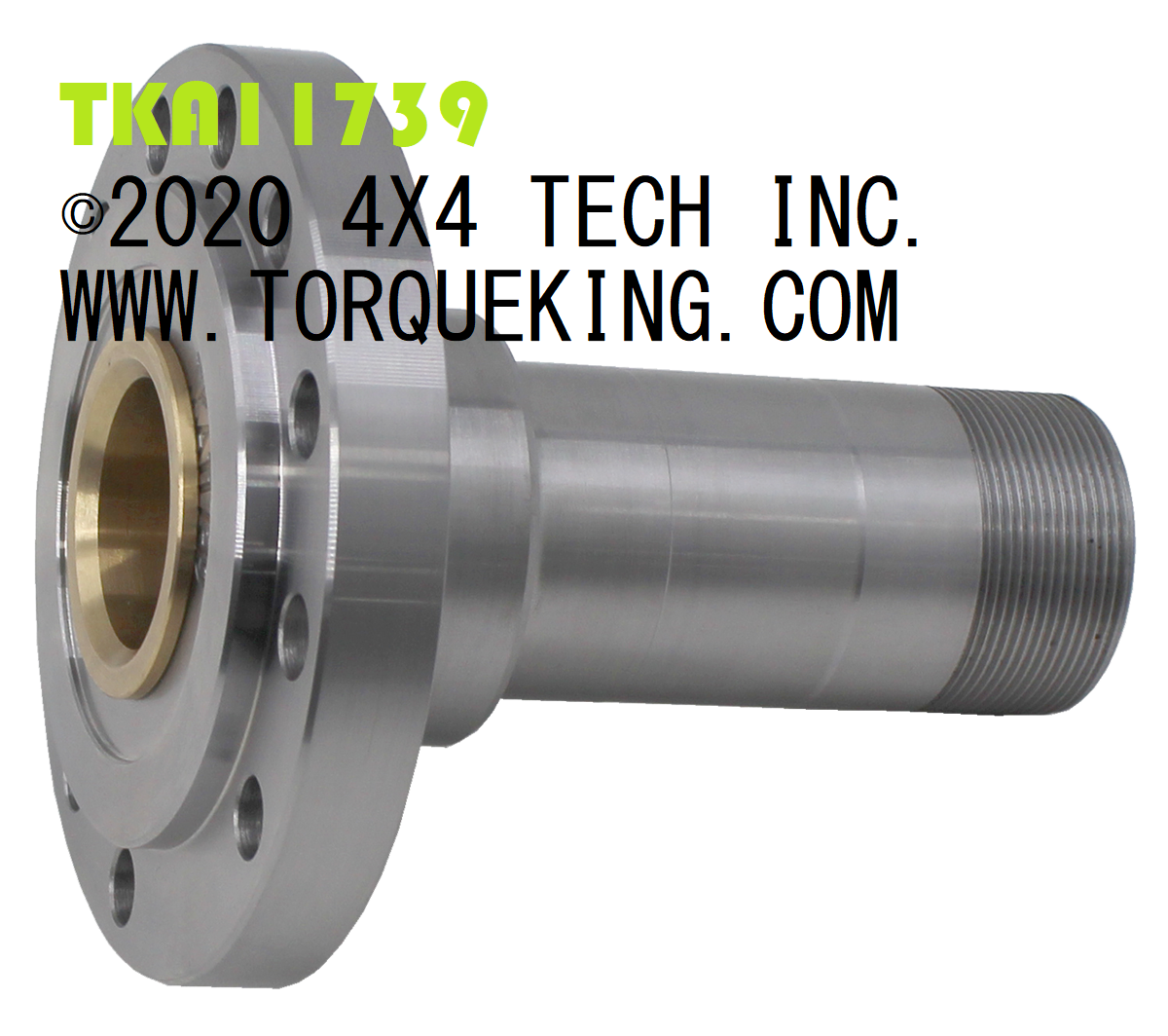 TKA11739 Dana 44 Front Spindle fits 1957-1960.5 Dodge and 1955-1960 IHC Torque King 4x4