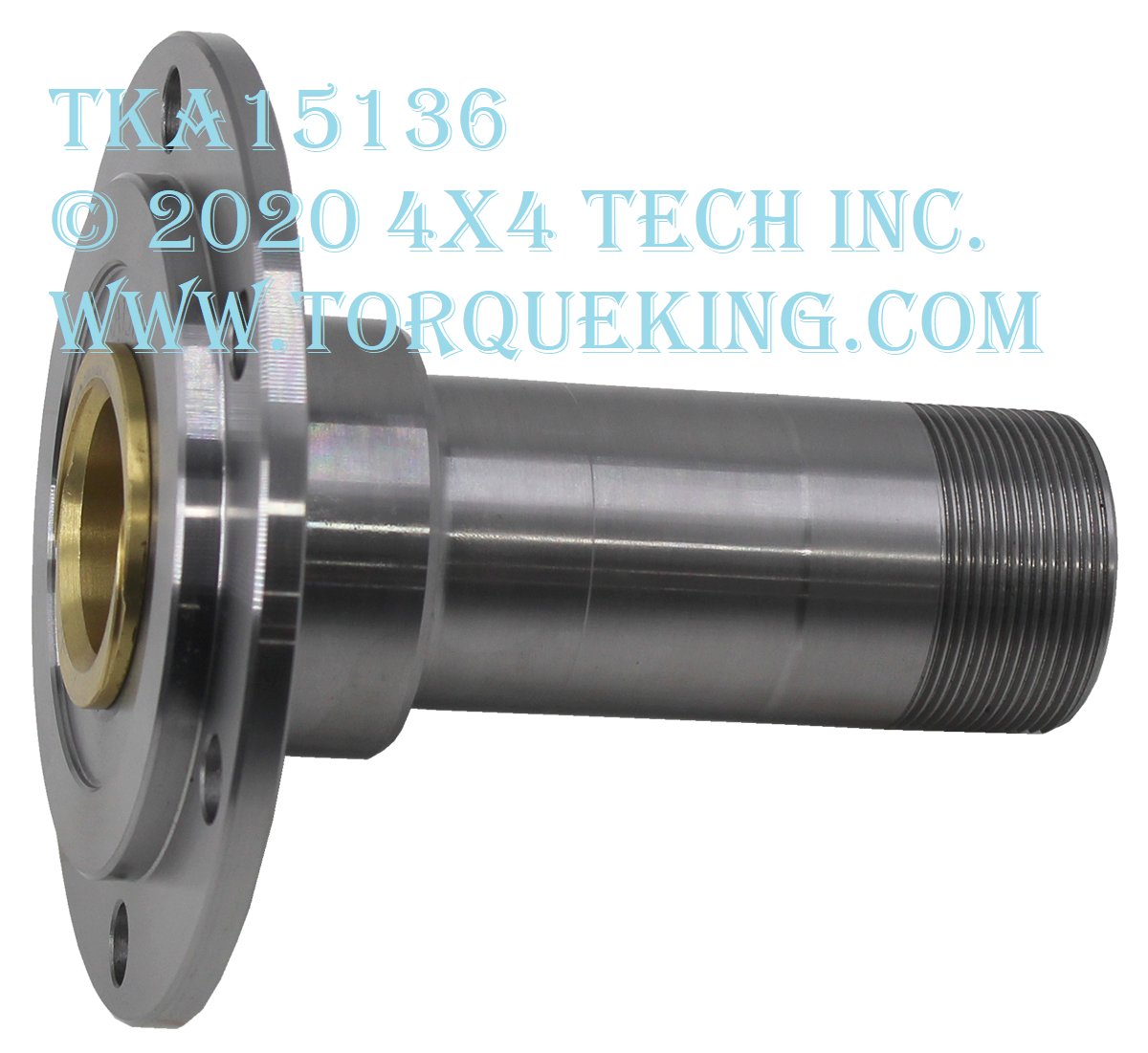 TKA15136 Billet Steel Front Spindle for most 1941-1973 Jeep 4x4s & 1961-71 Scout Torque King 4x4
