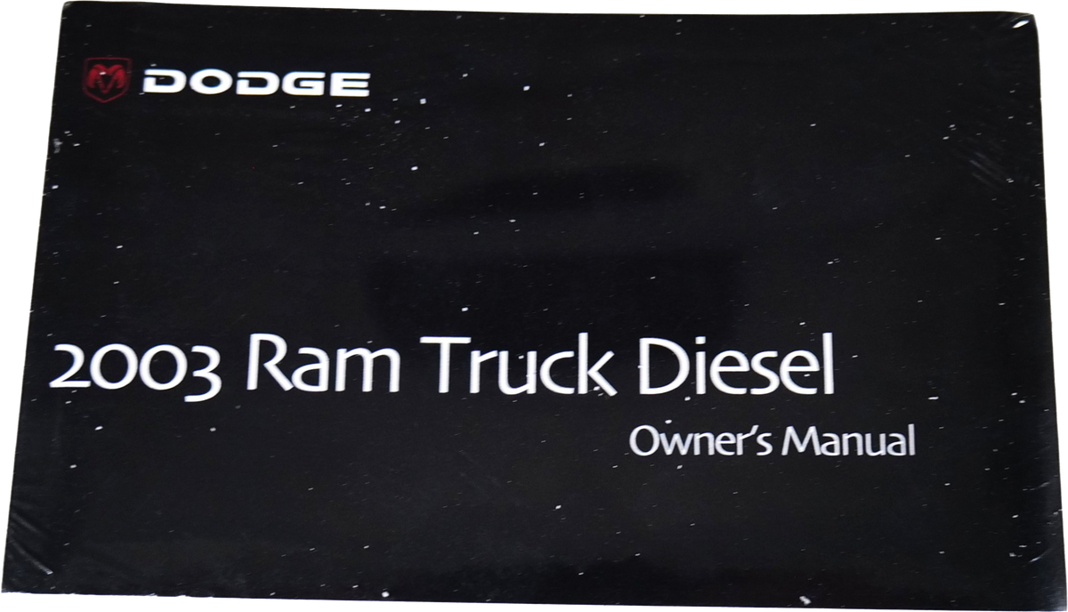 TMD03HDP Owners Manual 2003 Dodge Ram Diesel Pickup
