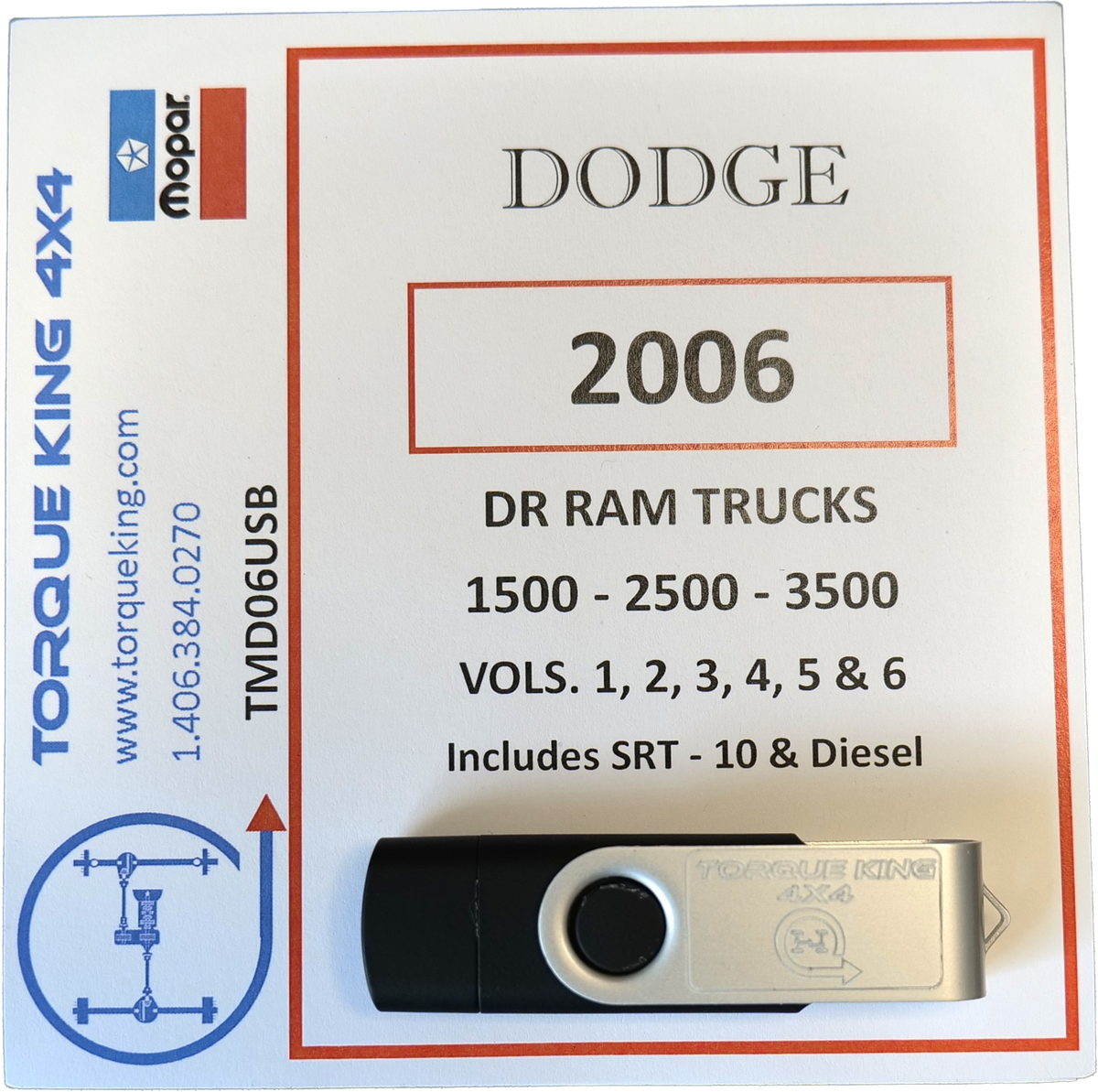 TMD06USB 2006 Ram Dodge Shop USB Torque King 4x4