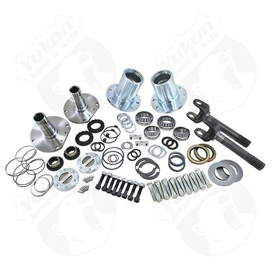 YA WU-08 30 Spline Spin Free Locking Hub Conversion Kit for TJ, XJ, YJ Torque King 4x4