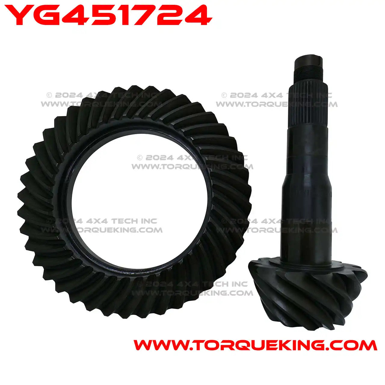 YG F10.5-373-37 Yukon 3.73 Ratio Ring & Pinion Gear Set for 11-up 10.5" Torque King 4x4