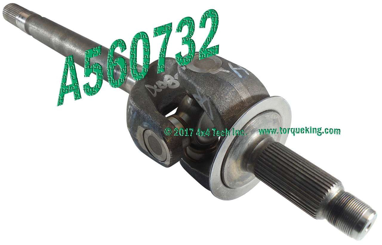 A560732 Right Axle Shaft Assembly for 2013.5-2018 AAM 9-1/4" 12 Bolt Front Torque King 4x4