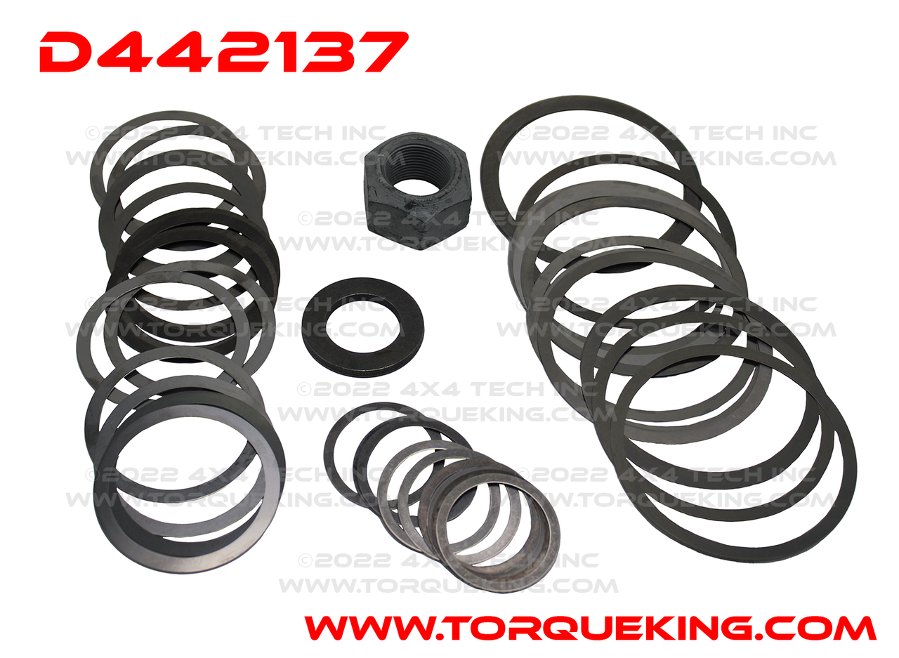 D442137 Dana 80 Differential and Pinion Shim Kit Torque King 4x4
