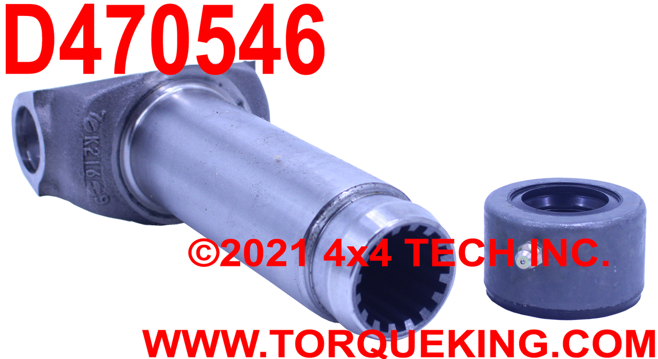 D470546 Greaseable, Long Reach 1330 Series 16 Spline Slip Yoke Torque King 4x4