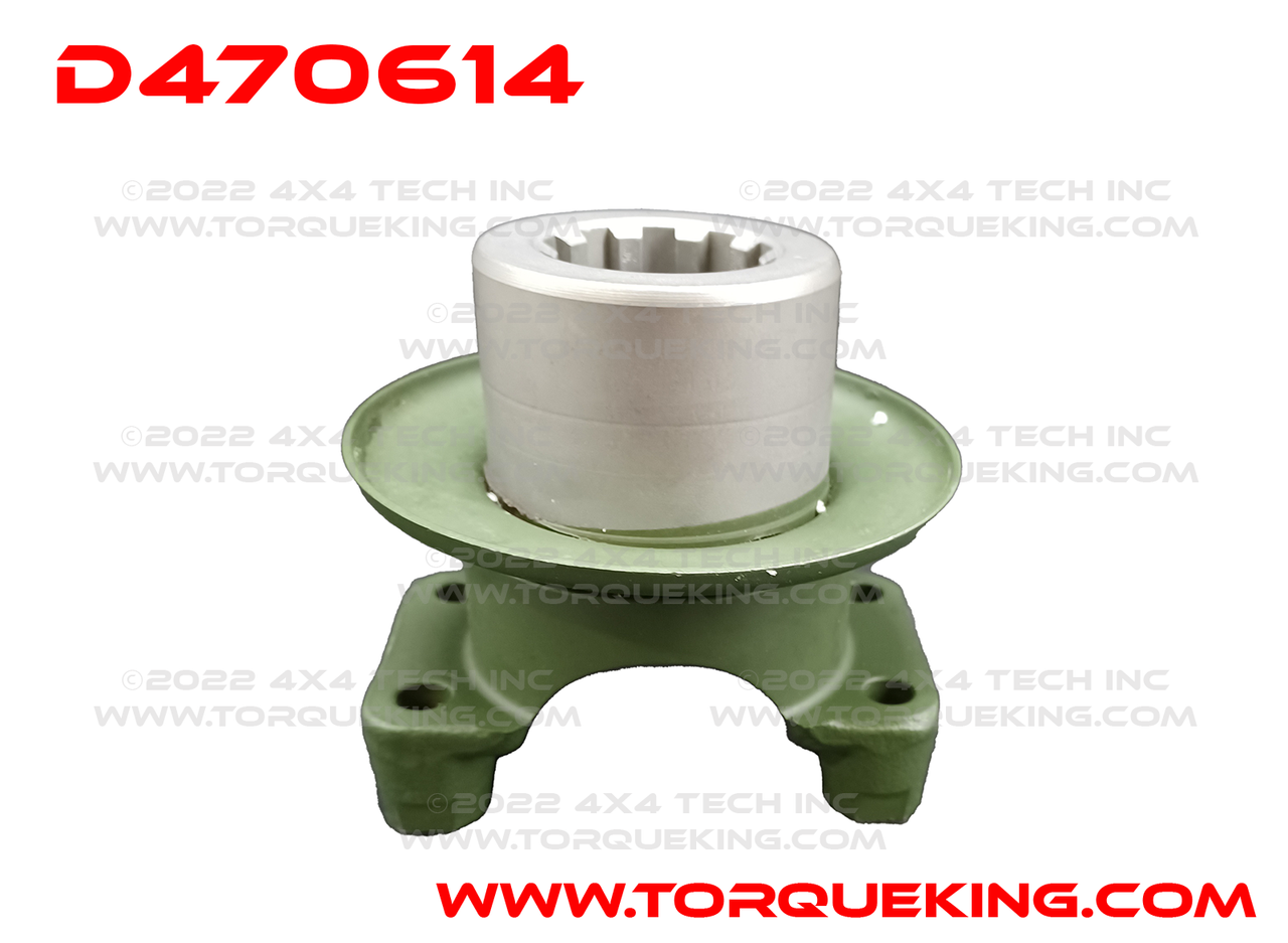 D470614 1310 Series 1-3/8" x 10 Spline Transfer Case Yoke for NP200, NP201, NP202 Torque King 4x4