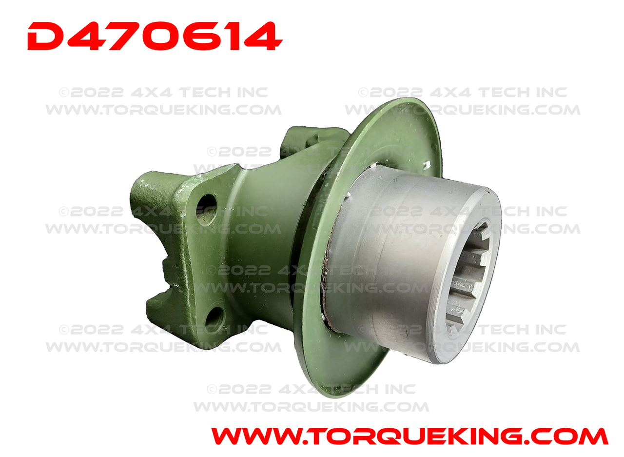 D470614 1310 Series 1-3/8" x 10 Spline Transfer Case Yoke for NP200, NP201, NP202 Torque King 4x4