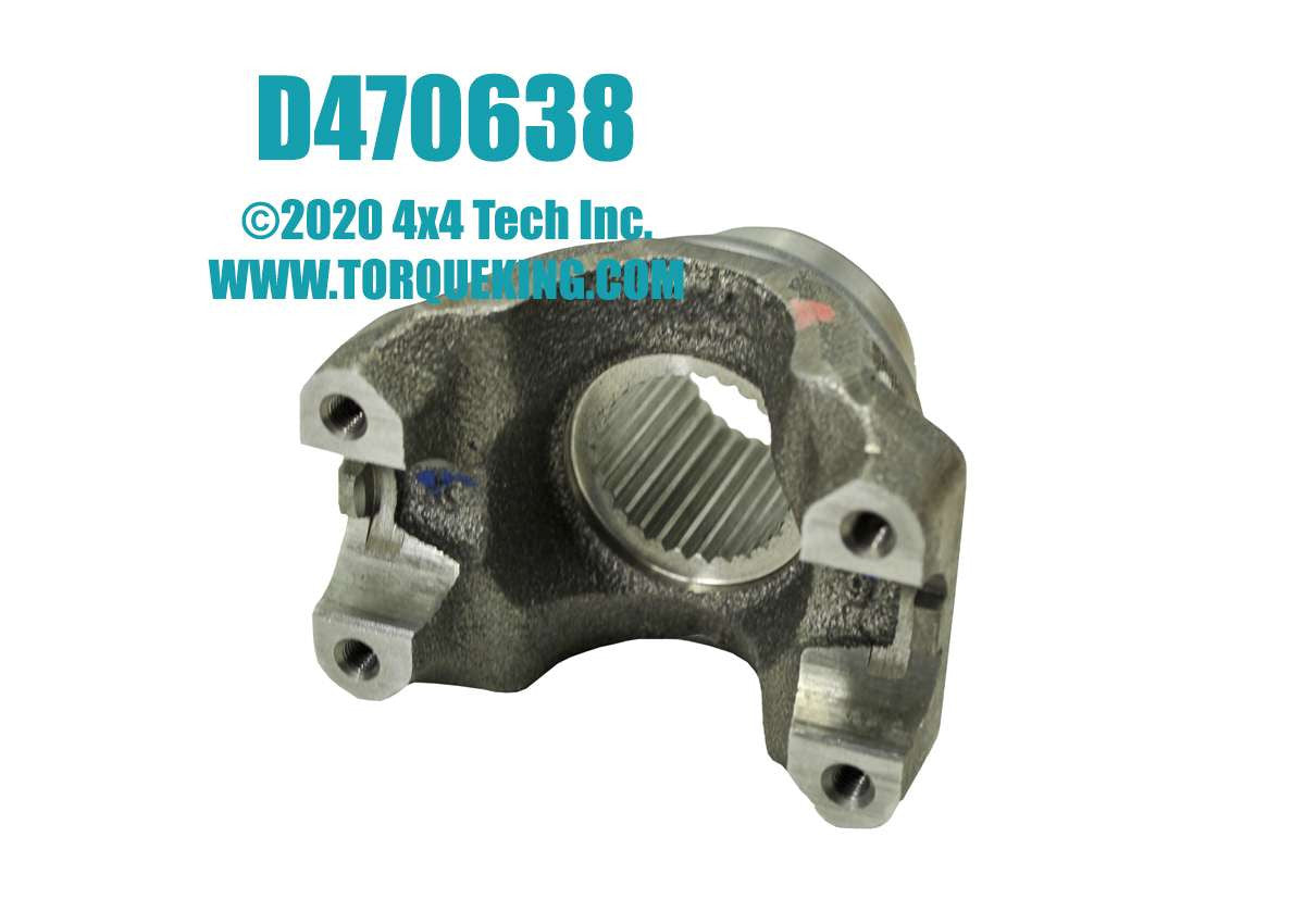 D470638 1310 Series 29 Spline Dana 60, Dana 70 Strap & Bolt Pinion Yoke Torque King 4x4