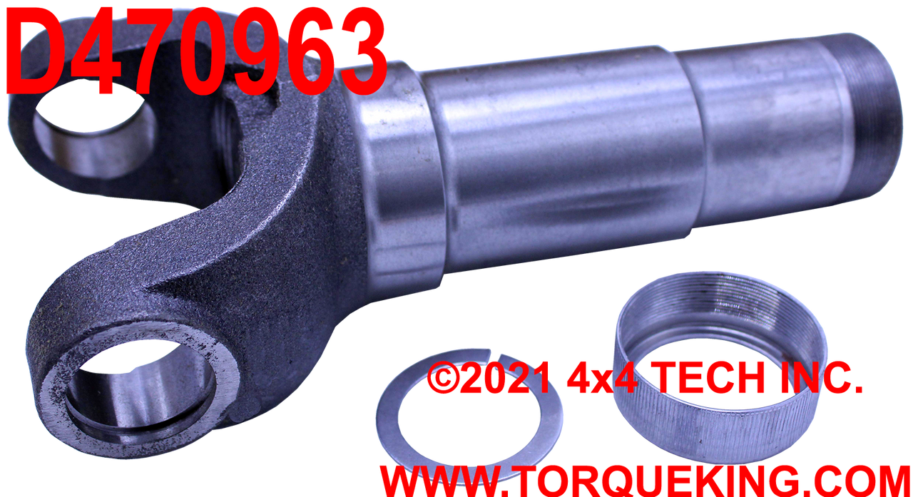 D470963 1-1/2" x 16 Spline x 7-13/16" Long 1410 Series Rear Driveshaft Slip Yoke Torque King 4x4